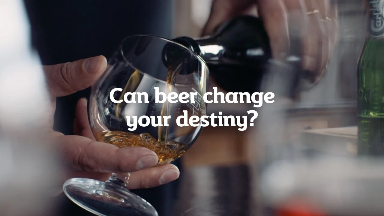 Can beer change your destiny? With Carlsberg and Zoran Gojkovic.